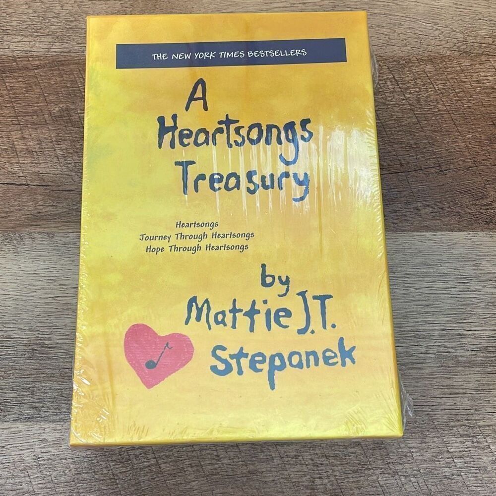 A Heartsongs Treasury 3 Book Set-Mattie J.T. Stepanek Muscular Dystrophy Poetry